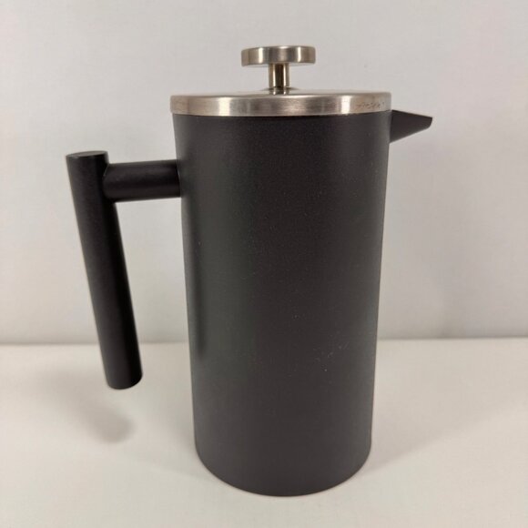 Coffee Gator French Press 34 oz Double Wall Stainless Steel Gray Insulated - Picture 3 of 8